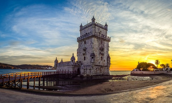 Foto av Belem-tårnet i Lisboa.